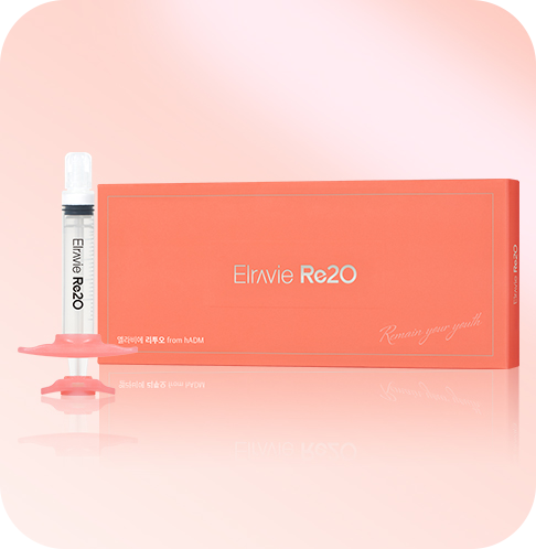 ELRAVIE Re2O注射器与产品包装盒